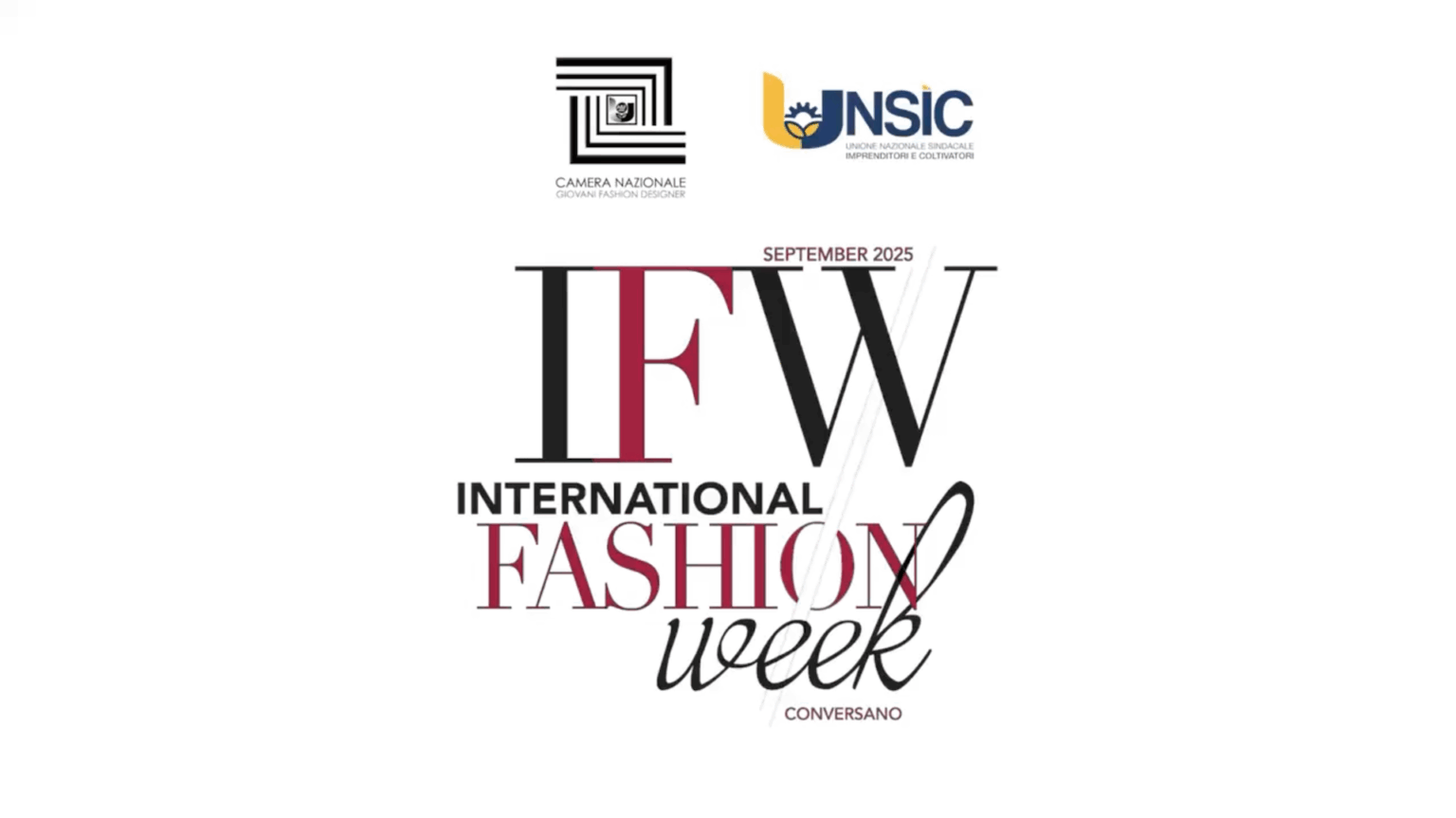 IFW 2025 - International fashion week a bari | UNsic