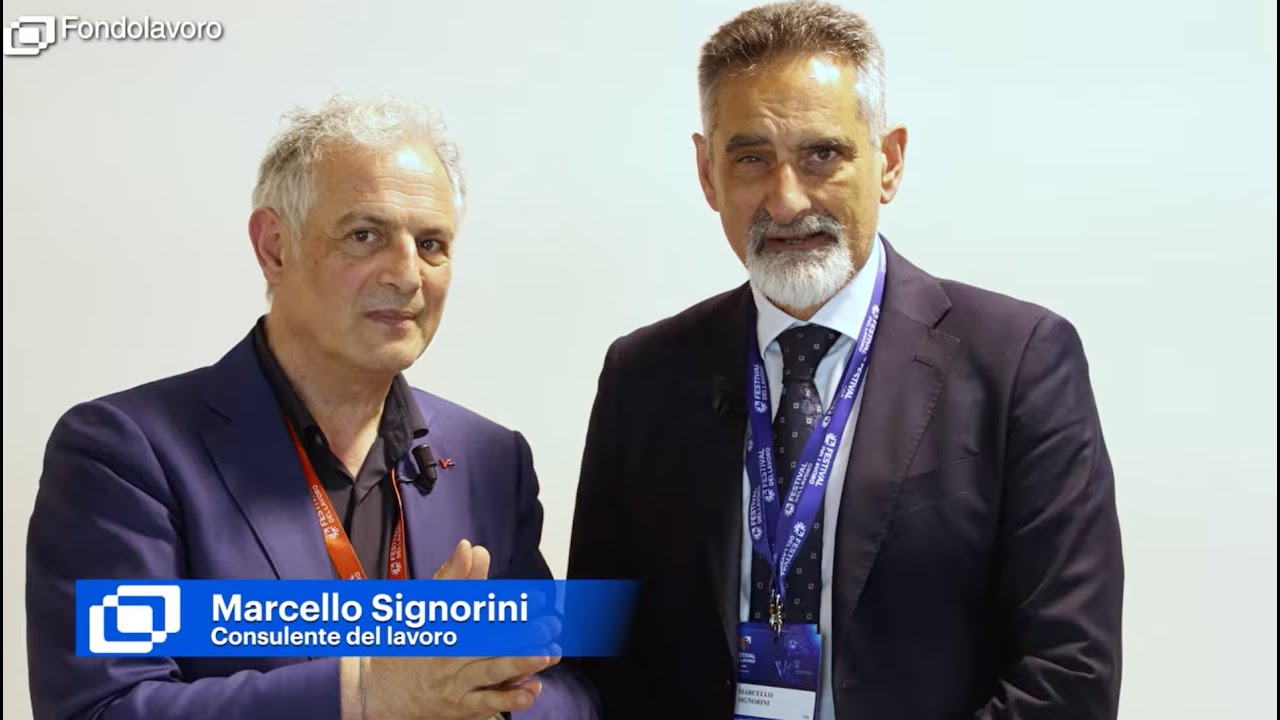 Intervista a Marcello SignoriniFondolavoro al Festival del Lavoro 2025