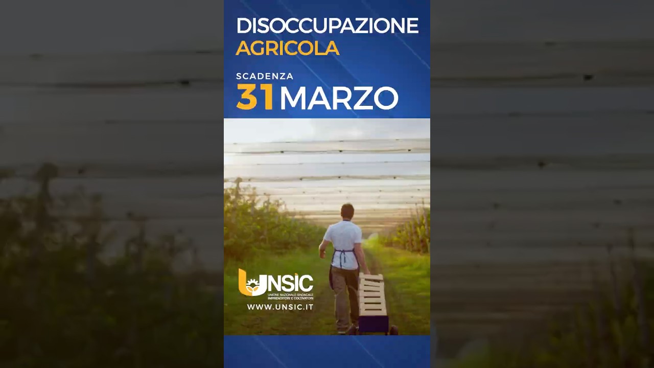 Disoccupazione Agricola 2026: Scadenza 31 Marzo e Requisiti